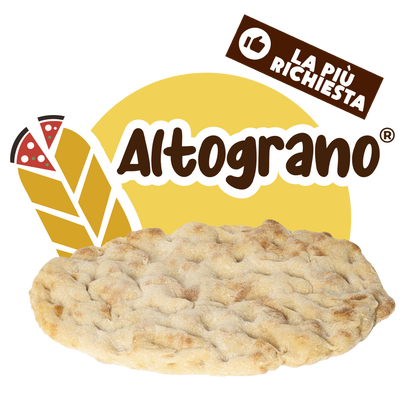 ALTOGRANO®️ meno carboidrati e 40% di fibre in più - 22x30 cm - 250g