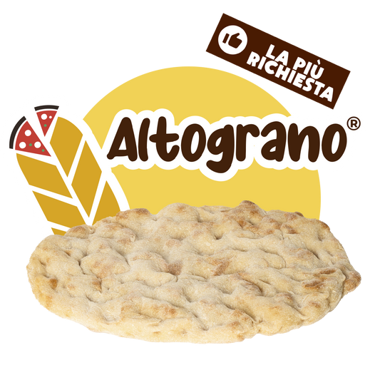 ALTOGRANO®️ meno carboidrati e 40% di fibre in più - 22x30 cm - 250g